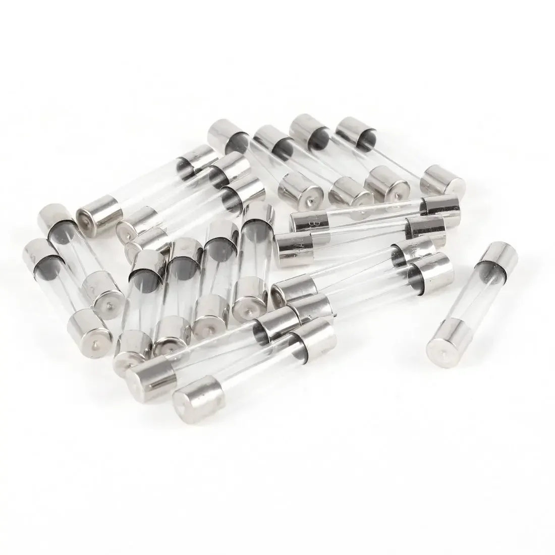 100Pcs/Box 5x20mm Fast-blow Glass Fuse Assorted Kit 0.2A 0.5A 1A 2A 3A 5A 8A 10A 15A 20A Amp Fuses Electrical Fuse Tube Mix Set