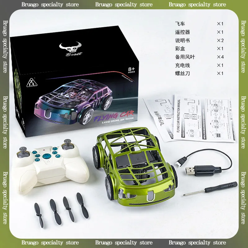 

5g Land And Air Dual-Mode Two-In-One Remote Control Vehicle Cool Lighting Creative Car Model The Titok Hot Sale Children'S Toys