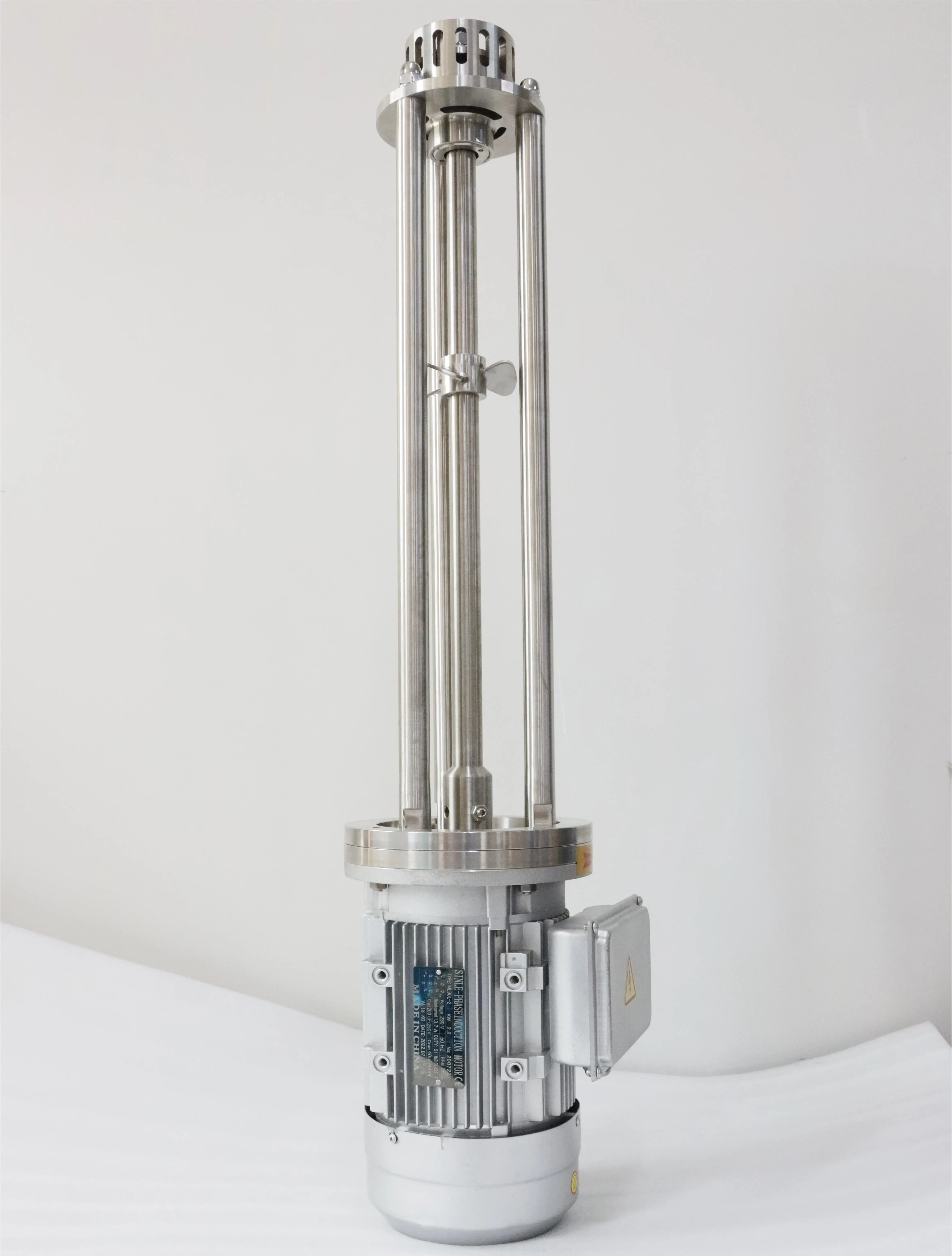 Honey Stainless Steel Mixer High Shear Dispersion Emulsifier Sanitary Homogenizer With Hydraulic Lift