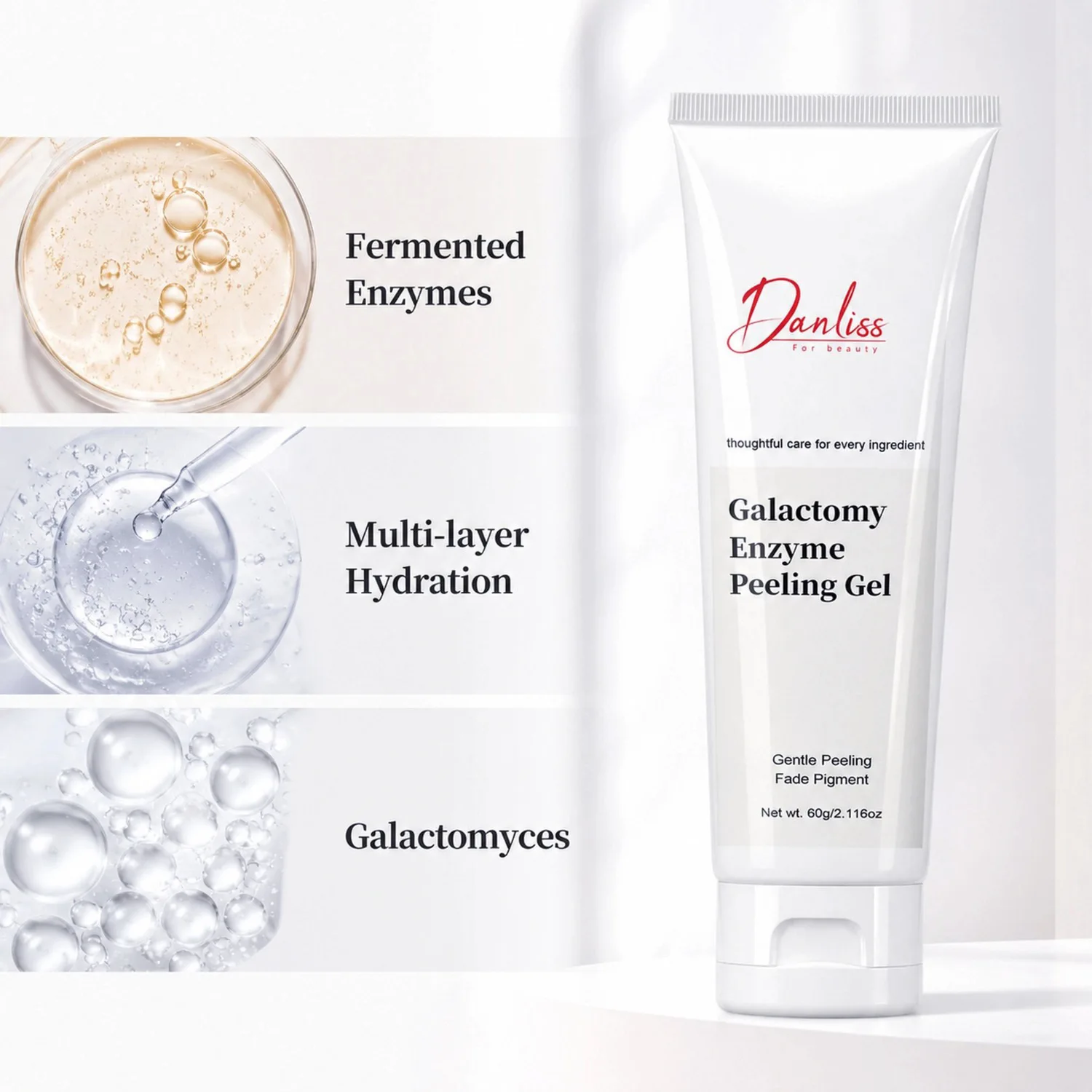 Galactomyces Enzyme Peeling Gel – Rice-Powered Exfoliator for Face & Body Achieve a radiant glow.