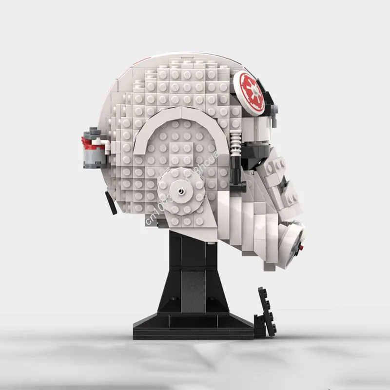 768PCS Star Battle AT-AT Driver Helmet Modular Model Moc Building Blocks Stacking Bricks Creative Kid Toy Gift Diy Educational