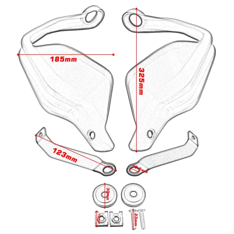 For HONDA NC750X NC750 NC 750 X 700X DCT 2025 2024 2023-2013 Motorcycle Handguard Hand Protection Wind Shield Hand Guards Cover