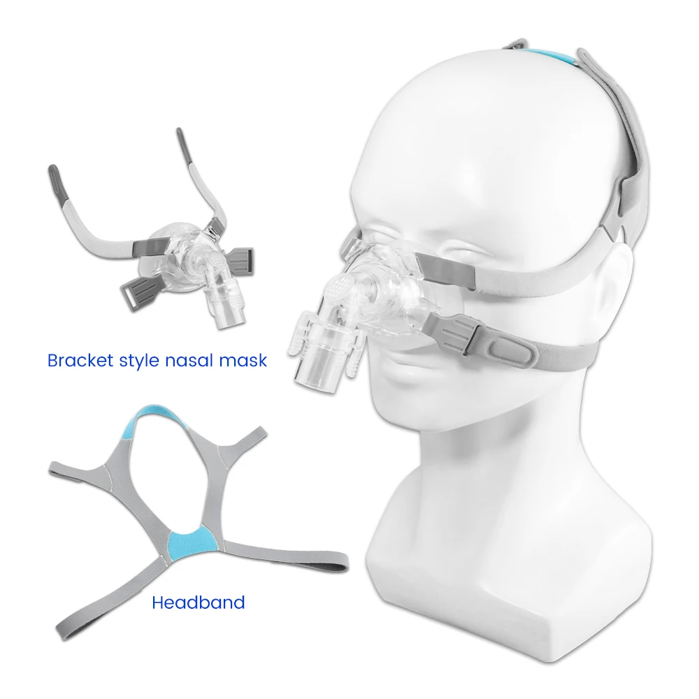 

Universal for CPAP Full Face Mask Anti Snoring Sleep Apnea Sleep with Headgear Tube Inner Diameter Auto CPAP APAP BIPAP Machine