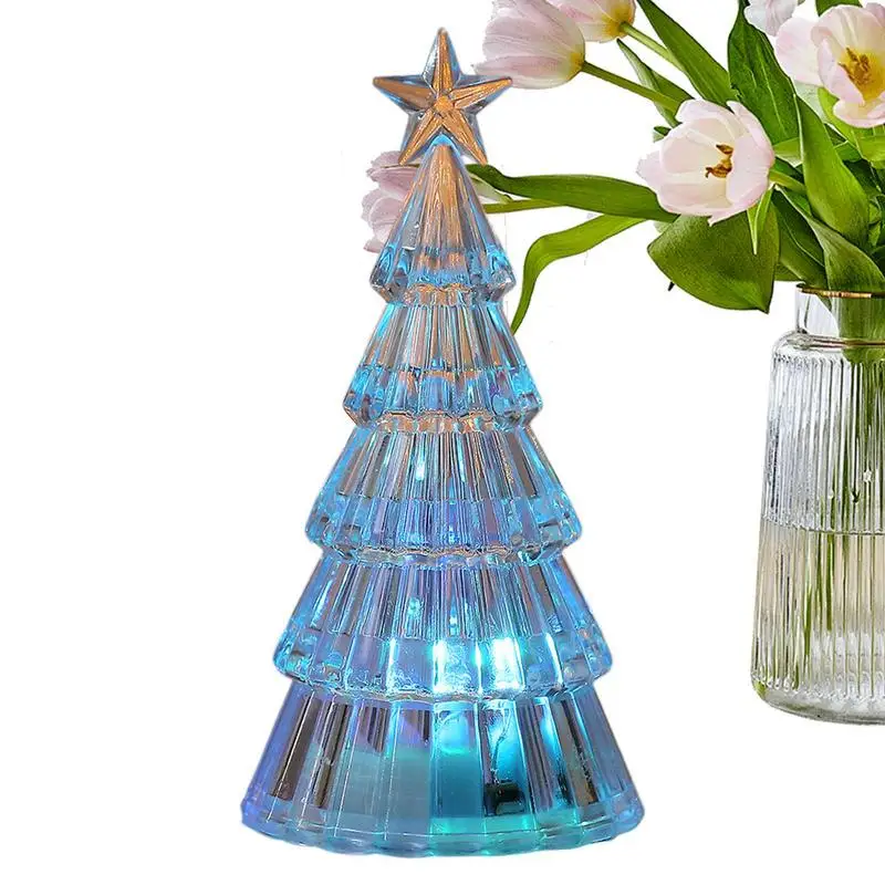 

Christmas Tree Night Light LED Artificial Christmas Tree Night Light Christmas Decor Bedroom Night Light For Tabletop Windowsill