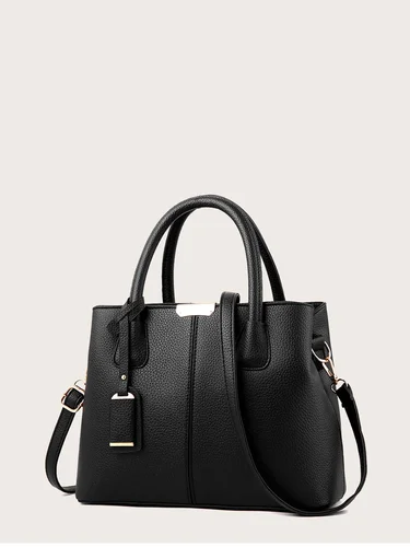 Bolso casual simple para mujer, nueva cartera de lujo de gran capacidad, bolso de hombro de moda