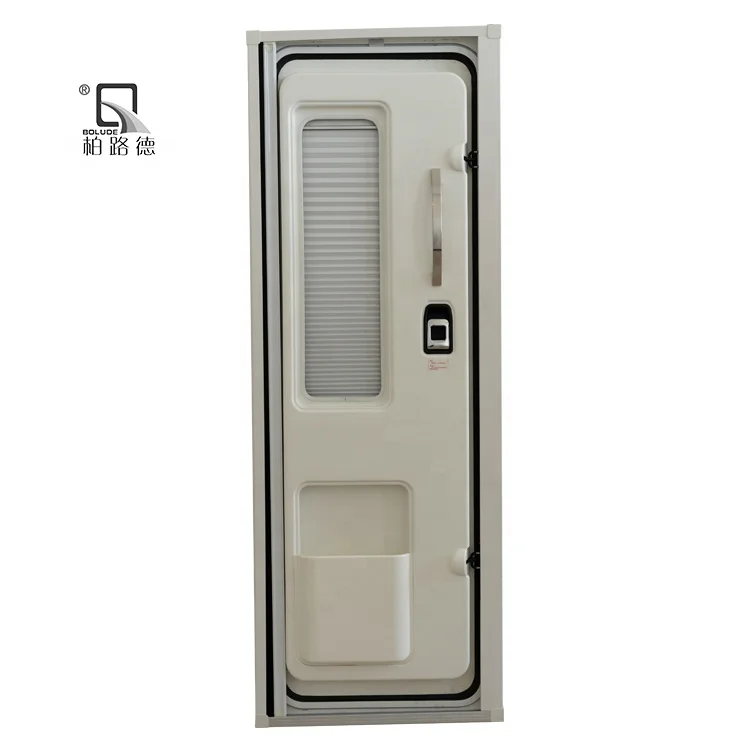 

603*1813*4R86mm Aluminum Alloy Frame Two Point Lock Caravan Trailer Door For RV Camper Motorhome Rv Camper Motorhome Enter Door