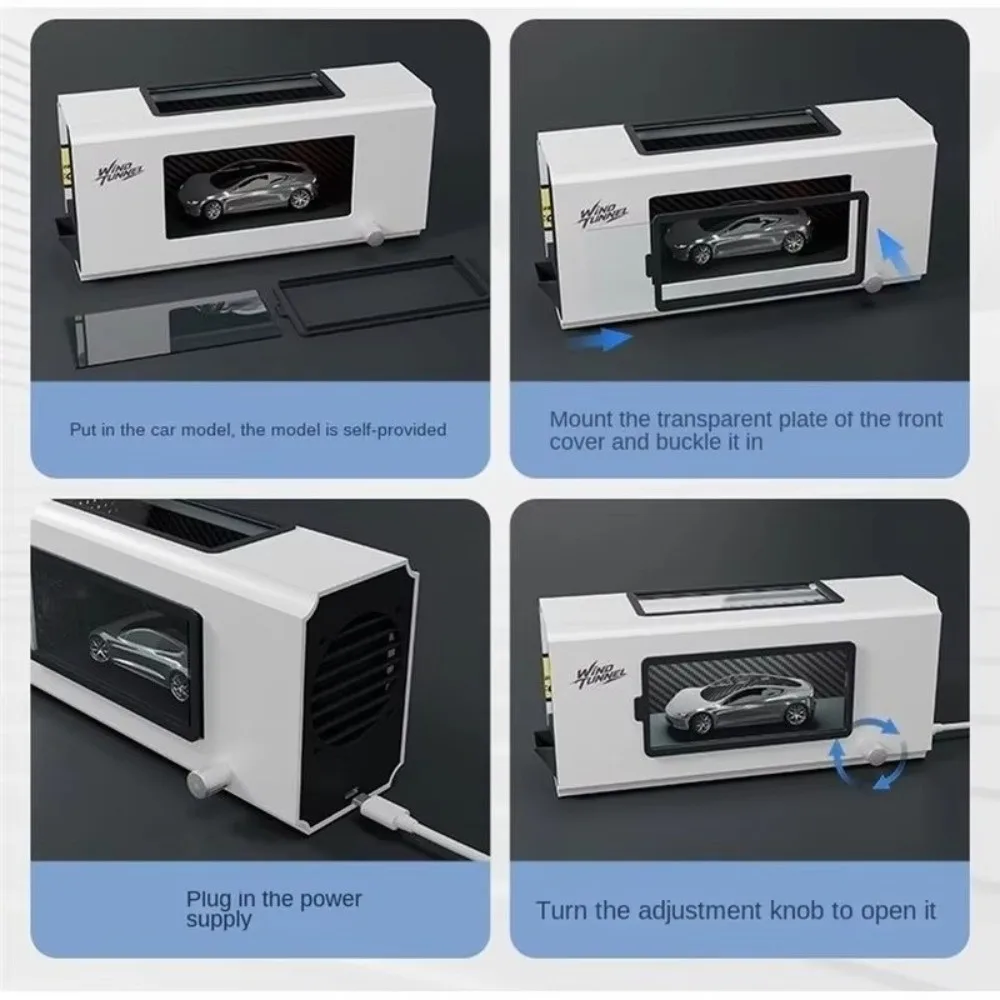 Dynamic Display Wind Tunnel Simulator Scientific Experimentation Mechanics Desktop Wind Tunnel Trendy Play Clear Flow Path
