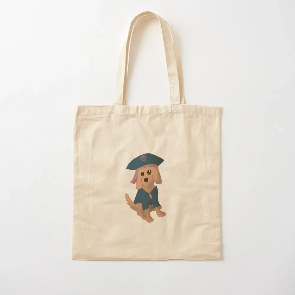 

Cute puppy golden retriever dog with pirate costume Tote Bag eco bag folding cute tote bag