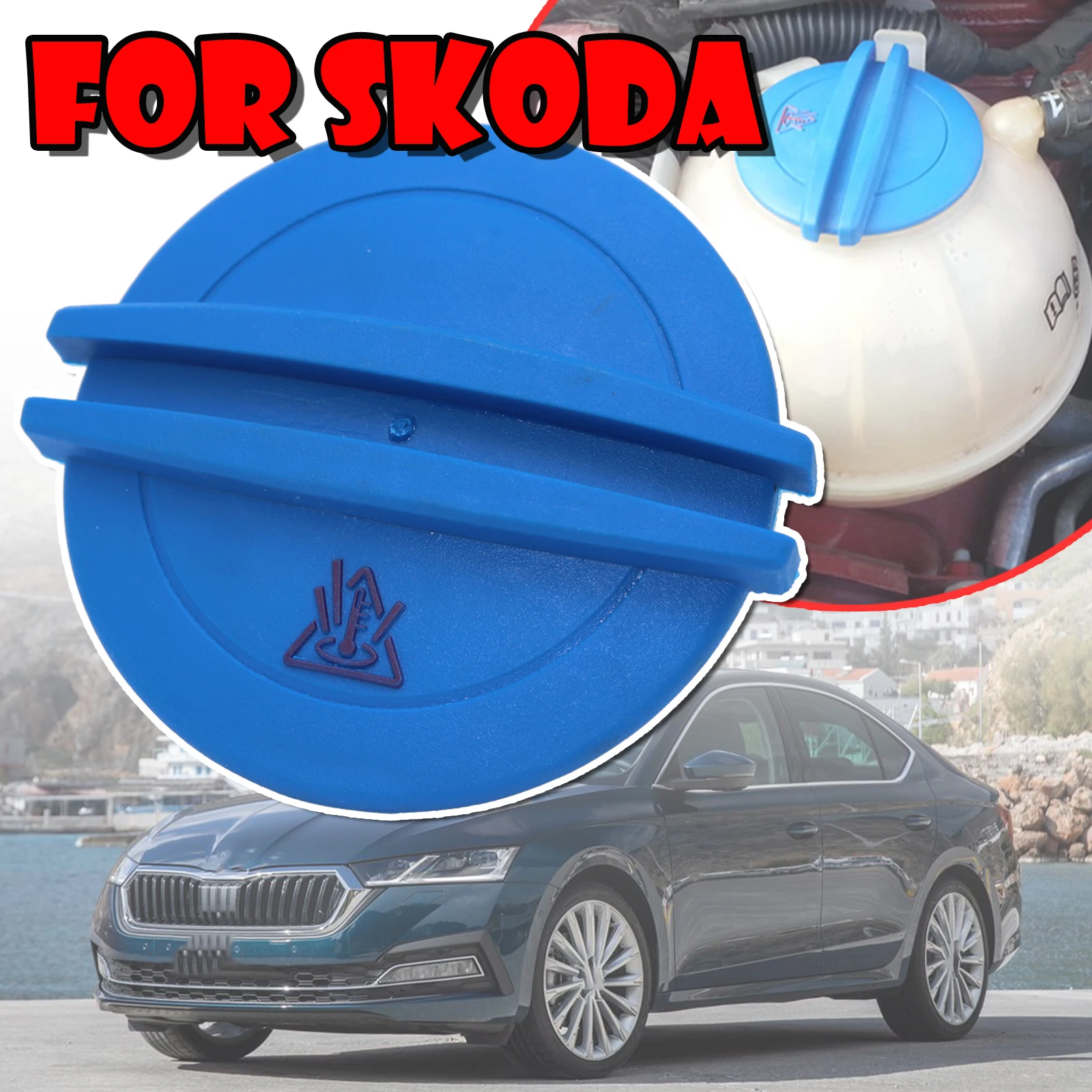 

Expansion Tank Cap For Skoda Fabia Rapid Octavia Engine Coolant Recovery Lid Seal Header Overflow Bottle Reservoir RadiatorCover