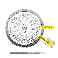 NH35 Crown At 3.8 Japan Original Nh35A Nh36A Self-winding Automatic Movement Date/Day Watch Replacement Part For Seiko Watch Mod