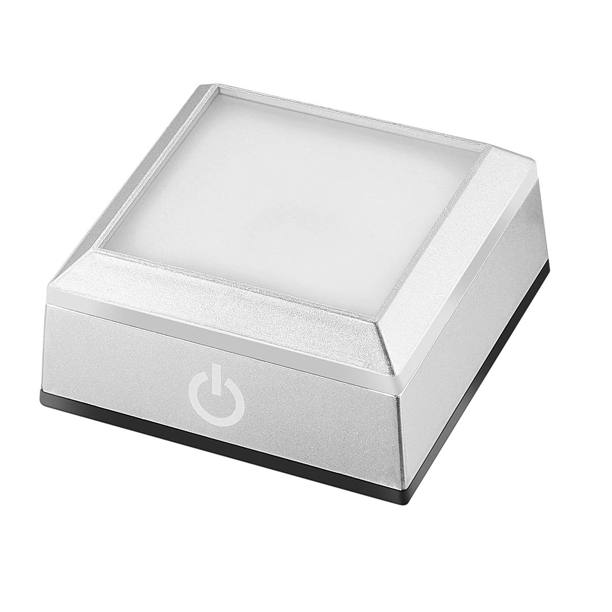 

3D Crystal Cube Light Base 4 Super Bright Leds 6 Lighting Modes Touch Switch Usb Powered For Glass Sculpture Display Led Display