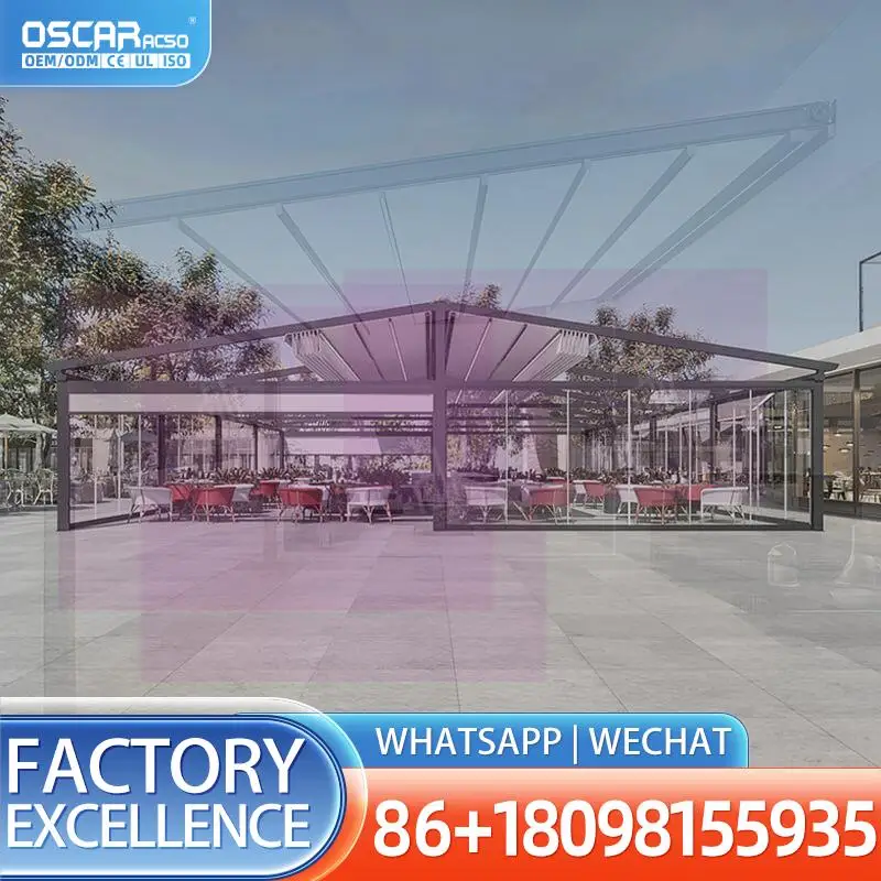 

Retractable Garden Patio Screen with Zip Track Motorized Outdoor Blinds for Backyard Porch Balcony Retractable Canopy Pergola