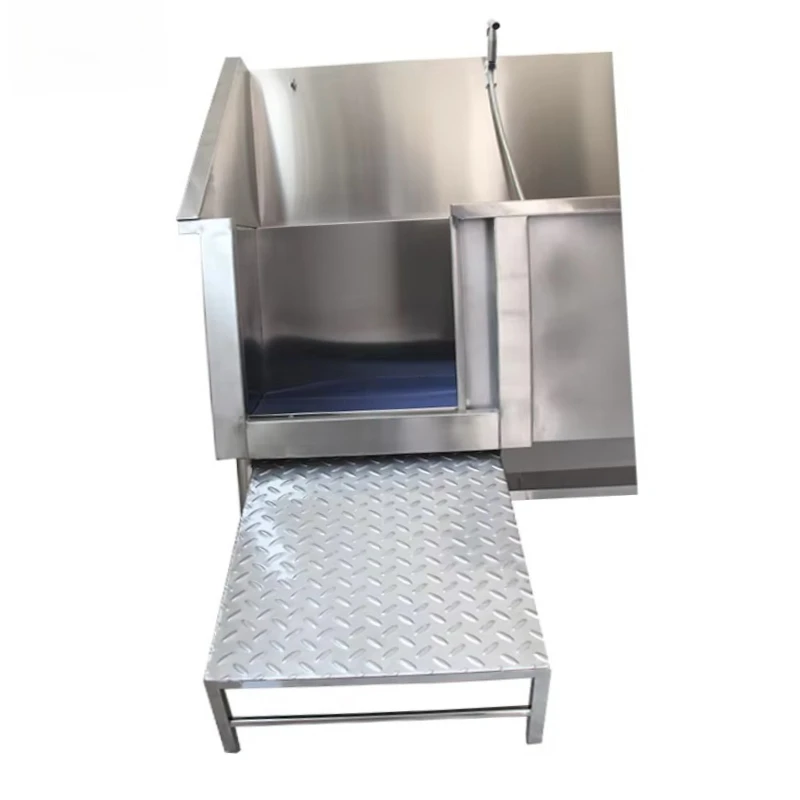 

New Type Stainless Steel Pet Bathing Tub: Innovative Grooming and Cleaning System for Pet Supplies