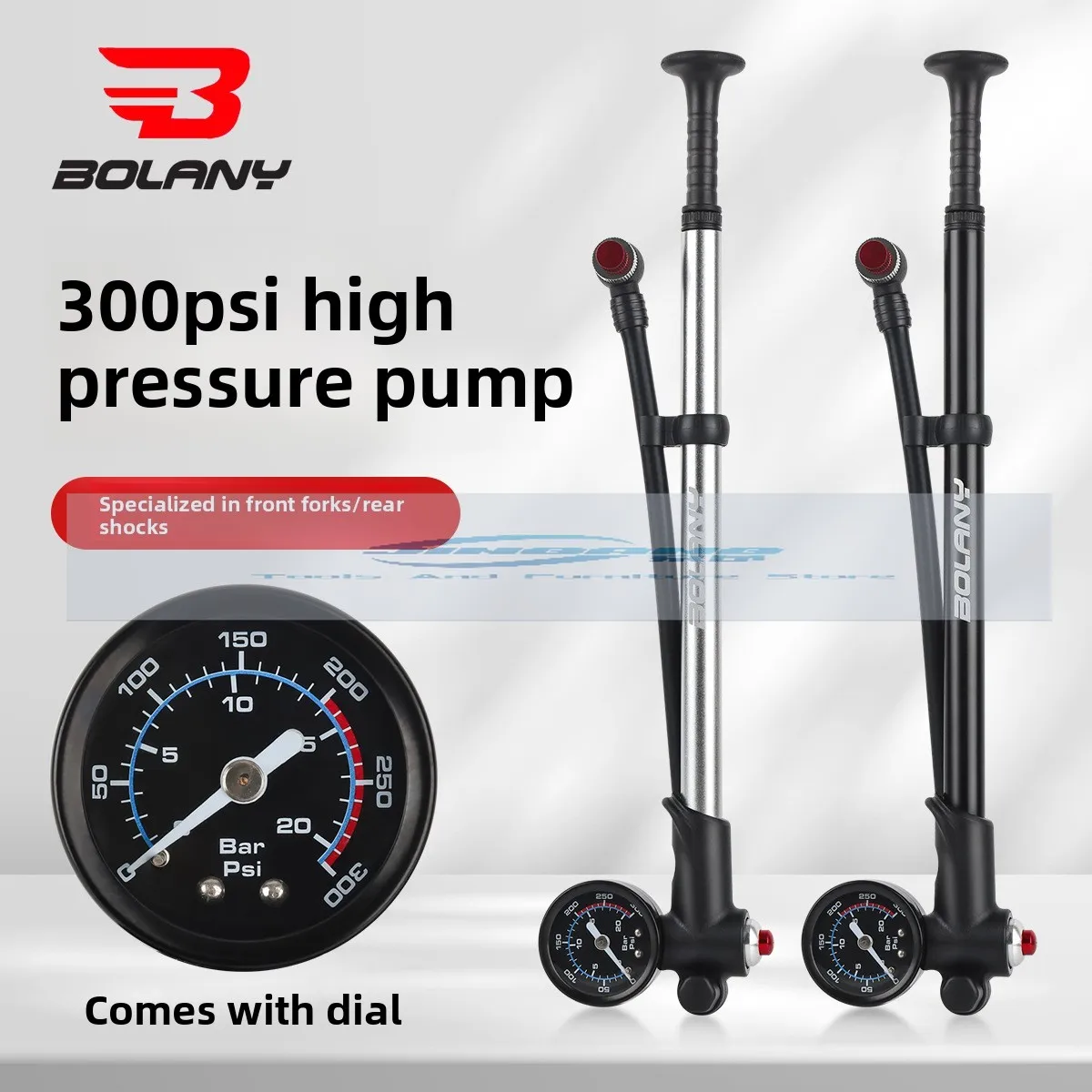 

Велосипедный насос Bolany, портативный передний вилочный амортизатор высокого давления, задний желчный насос, красивый рот, 300PSI