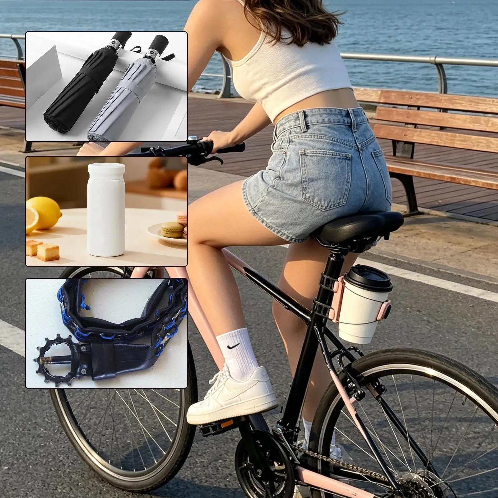 

Bike Bottle Holder Bicycle Cup Umbrella Storage Non-Slip Bike Bottle Holder For Sports Outdoor Commuting Travel Mountain Trail