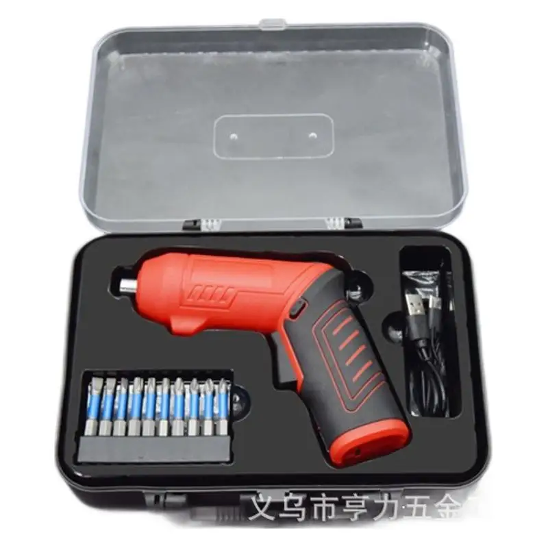 Cordless Drill Impact Electric Screwdriver Rechargeable Power Tool Lithium Battery Handheld Pistol Multi-Function Hammer for