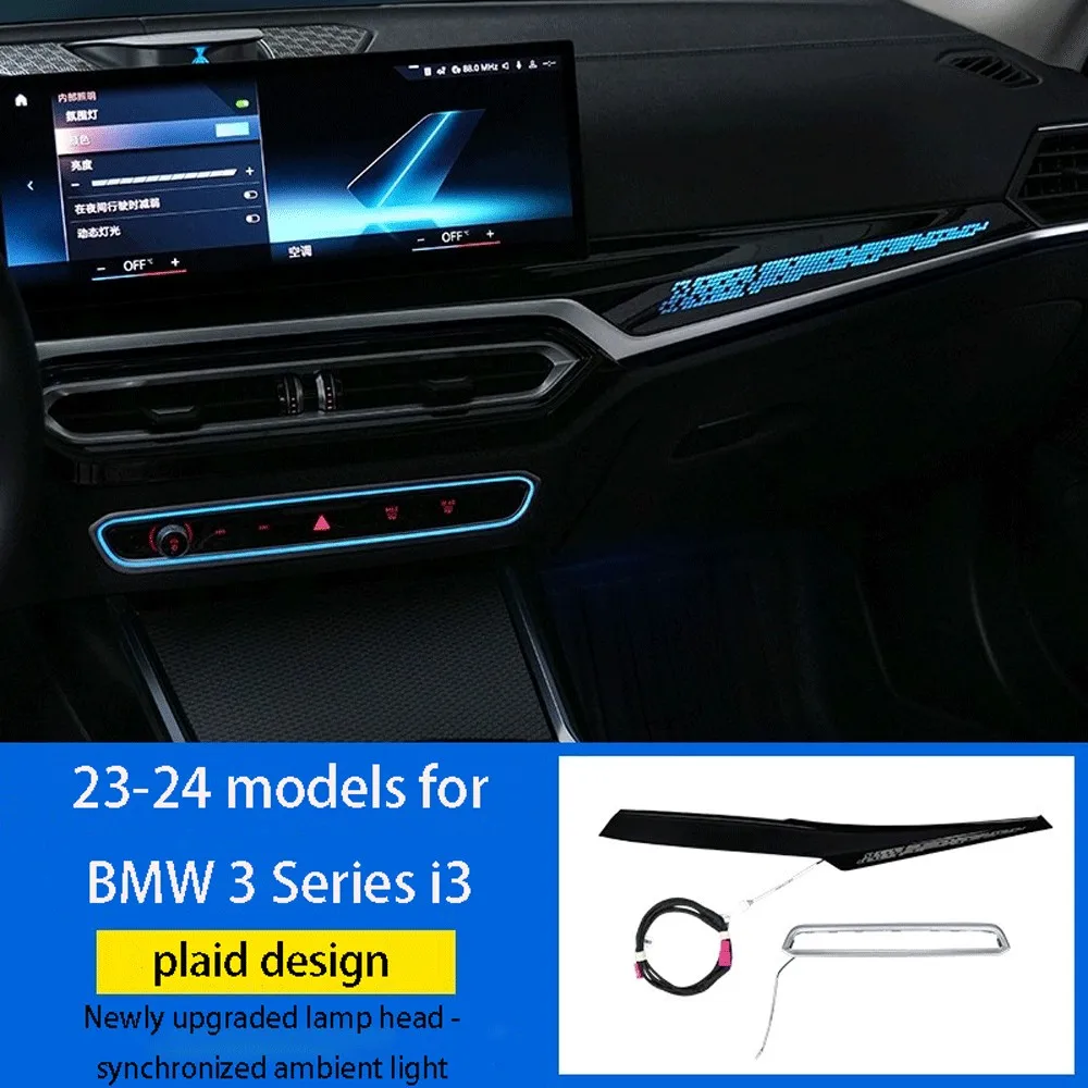 

LED for BMW 3 Series i3 G20 22-24 front passenger decorative panel ambient light, central control volume box ambient light