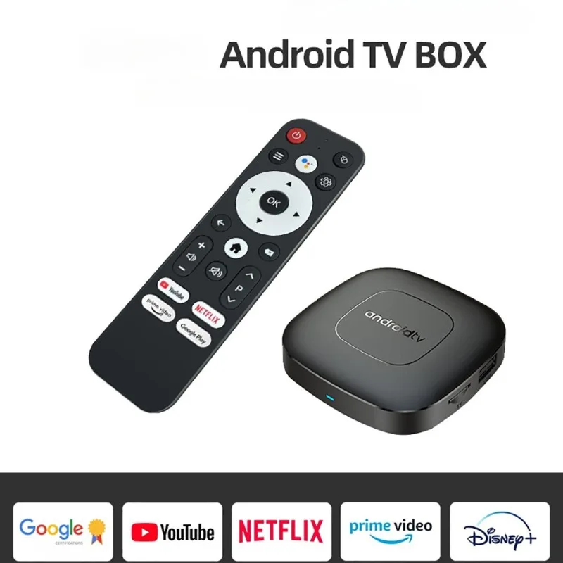 

Smart Androidtv TV Box Android 13 Quad Core 8K Video 2.4G 5G Dual WiFi Bluetooth 5.0 Media Player Set Top Box