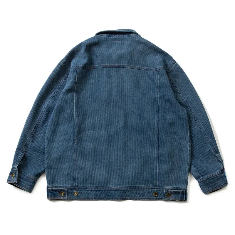 New Arrival Cityboy Loose Silhouette Workwear Denim Jacket Washed Old Texture Youth Men's Japanese Coat
