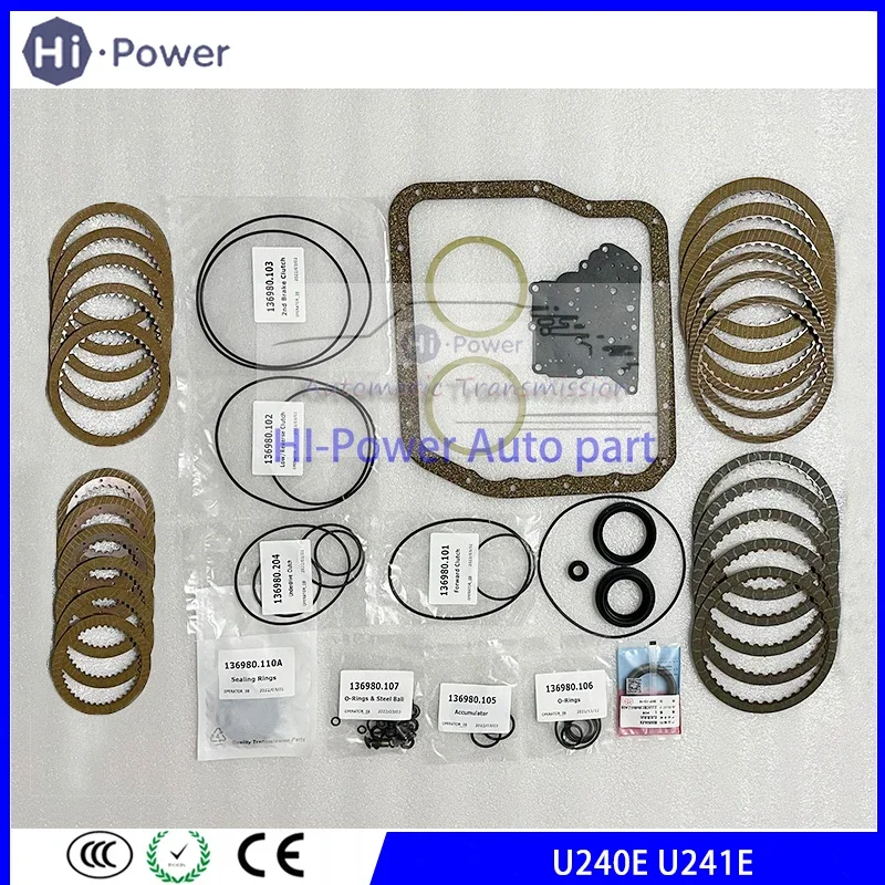 

U240E U241E Automatic Transmission Overhaul Repair Kit Friction Plate For TOYOTA CAMRY Car Gearbox Clutch Disc Kit