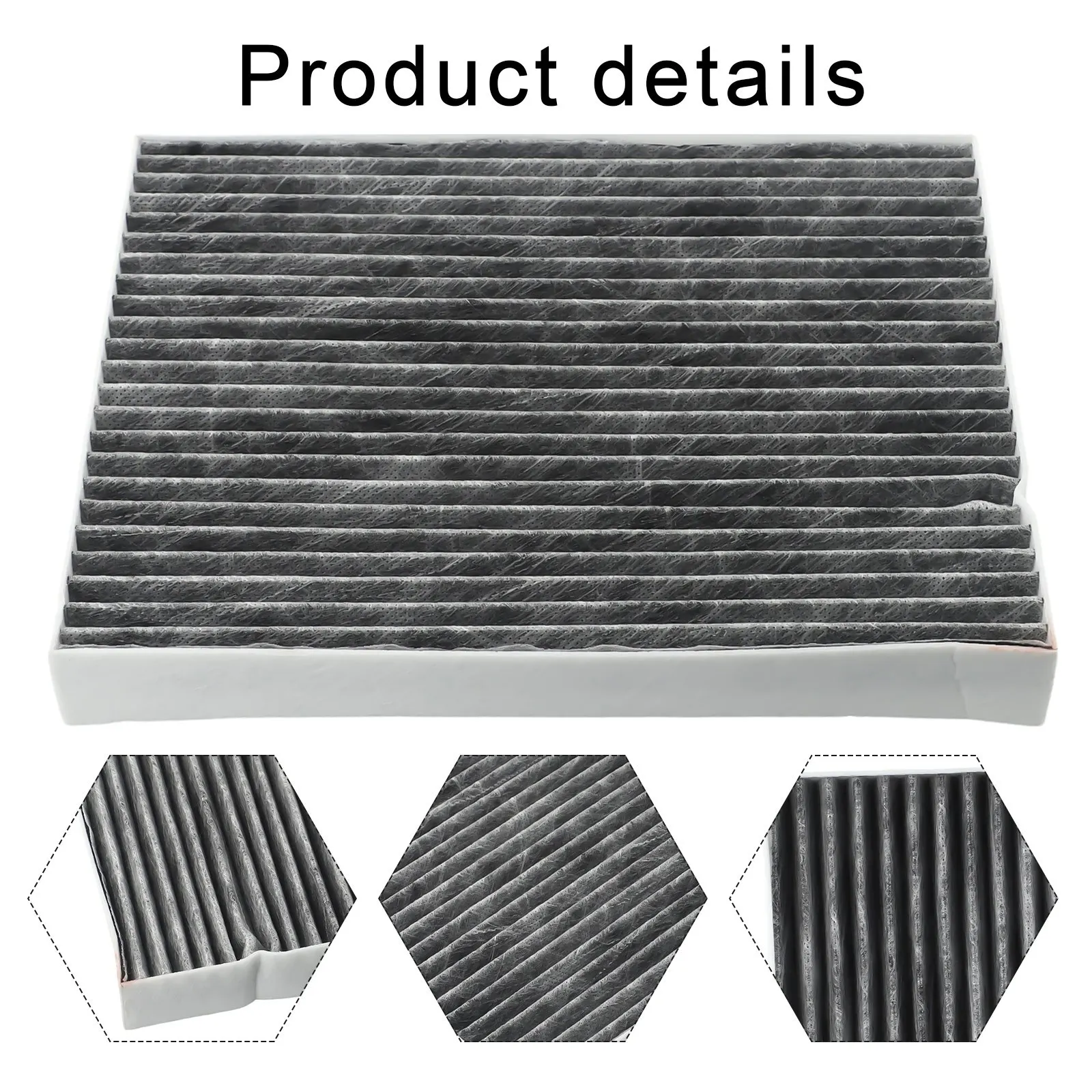 

For Cabin Air Filter Truck 195*238*21MM 97133-F2000 Cabin Air Filter For Hyundai Replacement Durable Practical