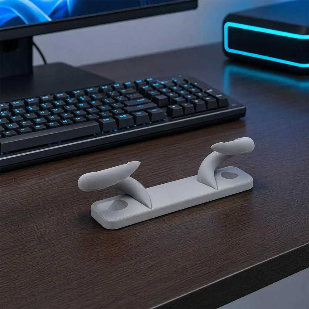 Gaming Room Decor Game Controller Stand 3d Printed Angled Horn Handle Stand Universal Controller Holder with Anti-slip for Ps5