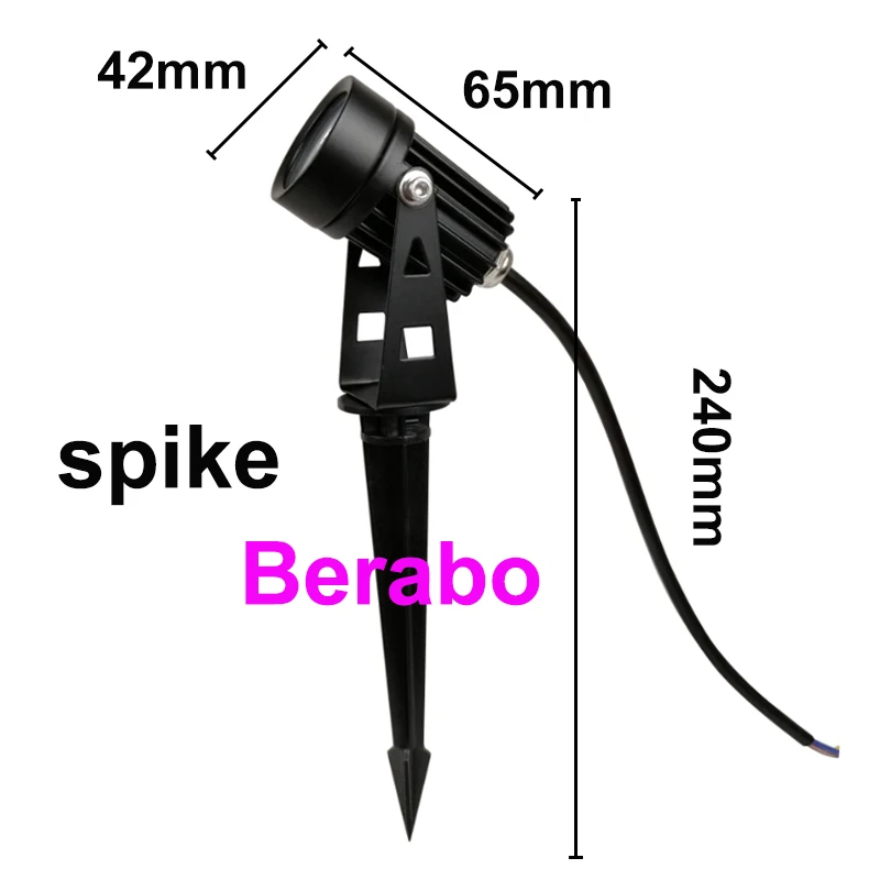 4PACK Neue Stil COB Garten Rasen Lampe AC220V 110V DC12V Outdoor LED Spike-Licht 3W 5W pfad Landschaft Wasserdicht Spot Lampen – Detail 11