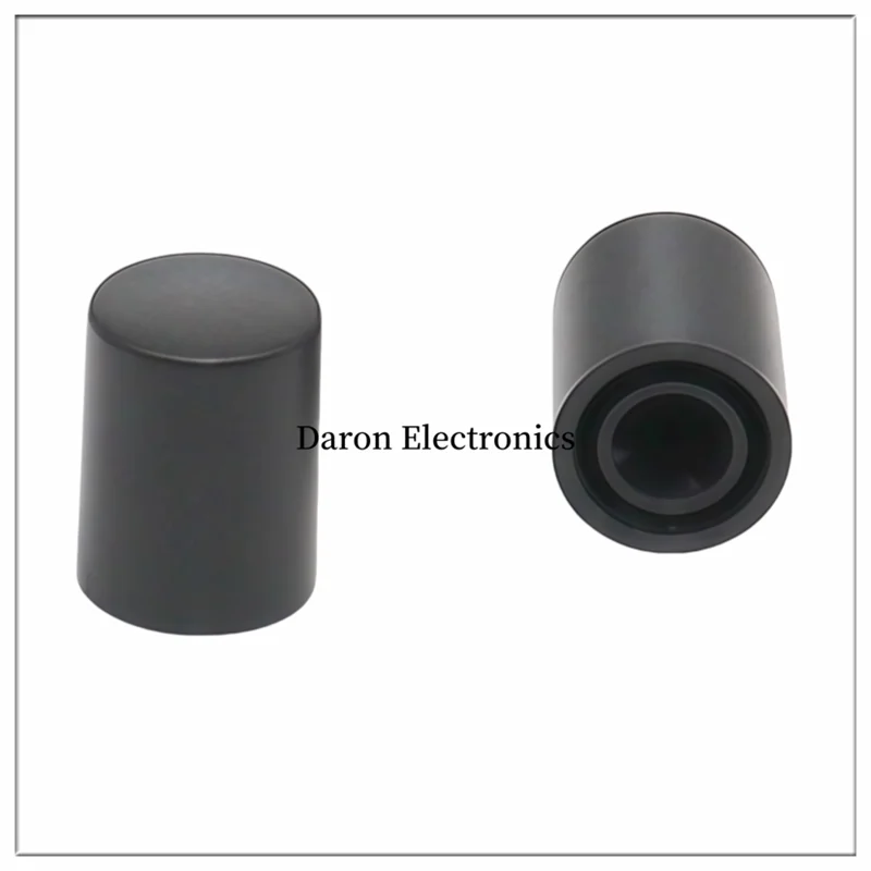 Potentiometer knob cap black plastic knob 12x16 mixer sound card adjustment cap 148 Potentiometer cap cap plum/half handle