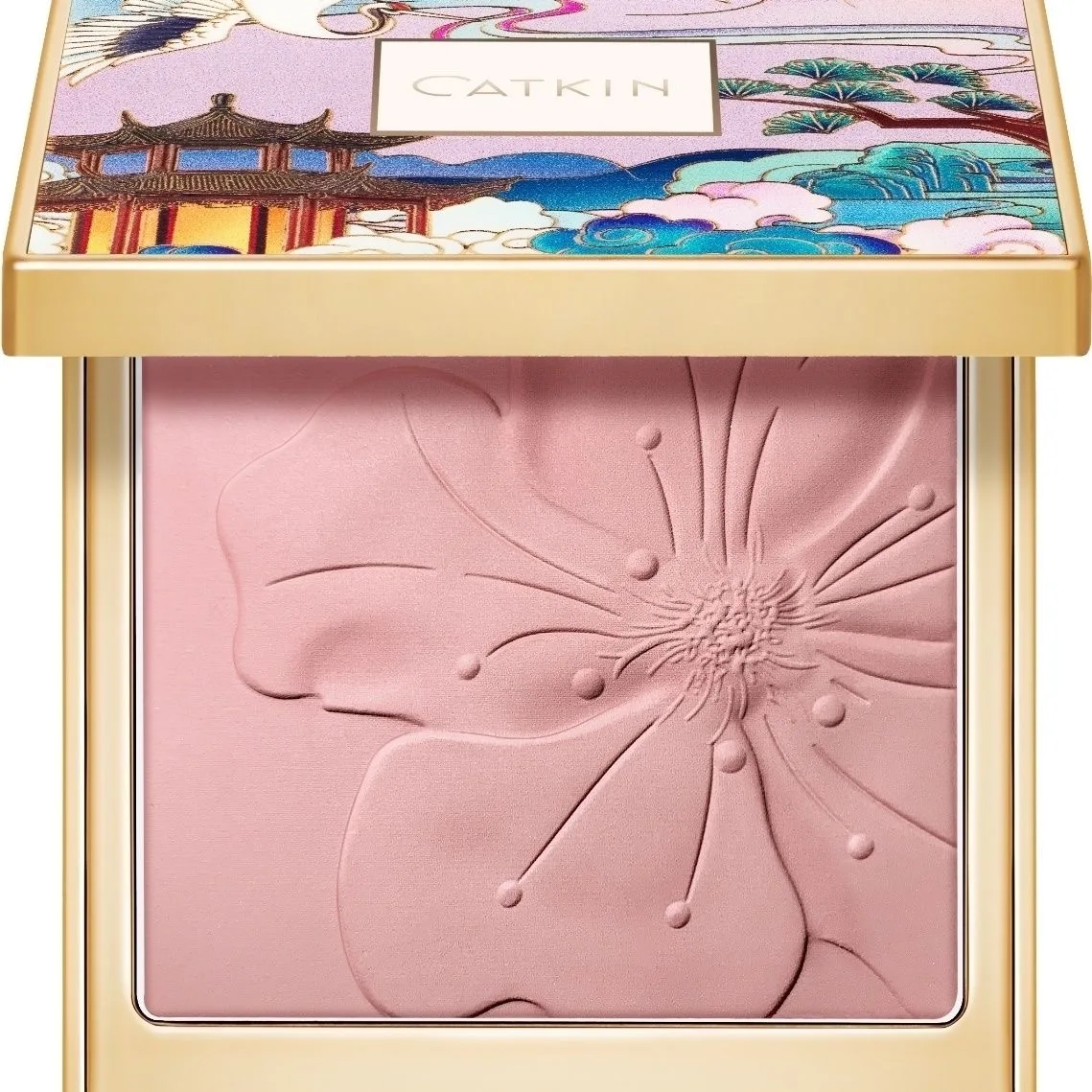 

Catkin Monochrome Blusher Cosmetic Powder Blush Matte Cream Brightens High Impact Buildable Color,Lightweight & Smooth Finish