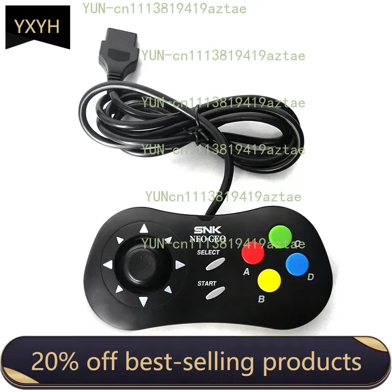 Snk Controller Pad AES MVS & CD 15-pin with Custom Clicky Thumbstick Modified By Mini-PAD Arcade Game Acessory