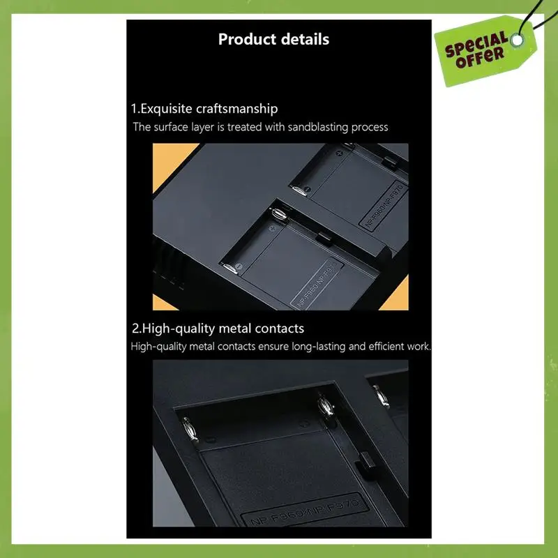 

Leading-Edge-1 PCS NP F970 F960 NP F770 Аккумулятор Быстрое интеллектуальное зарядное устройство для Sony F750 F950 NP-F550 NP-FM50 FM500H QM7 EU Plug 4-канальный