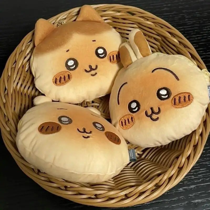 Chiikawa Bread Plush Coin Purse Kawaii Usagi Hachiware Backpack Pendant Ins Korean Cartoon Anime Friend Birthday Gift