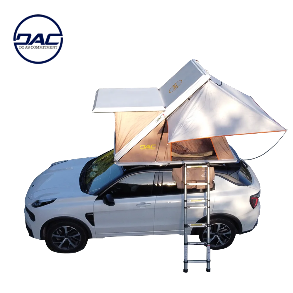 Roof Tent 4X4 off Road Z-Shape Foldable Aluminium Hard Shell Roof Top Tent Car SUV Camping Top Tent