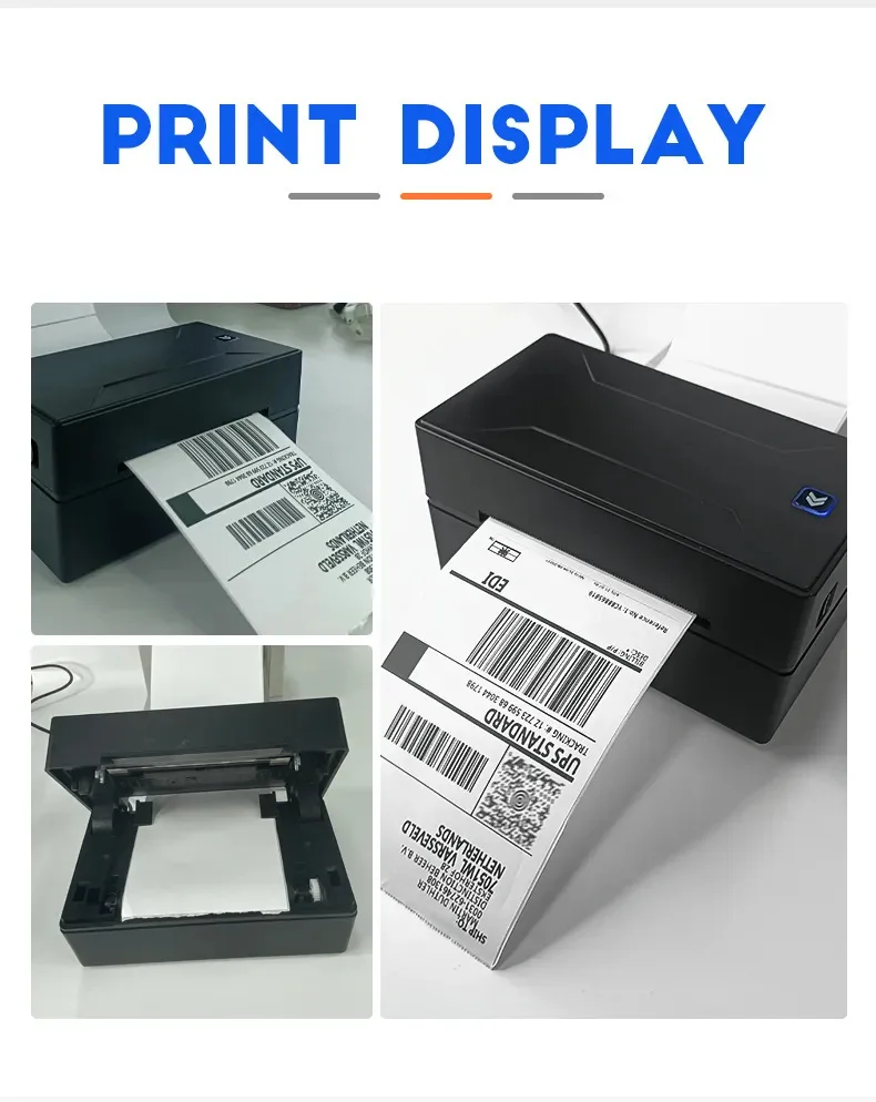 【Free bracket and 1 roll label】D100 label printer about Bracket Bluetooth+PC dual-purpose wireless thermal 4x6 label printer