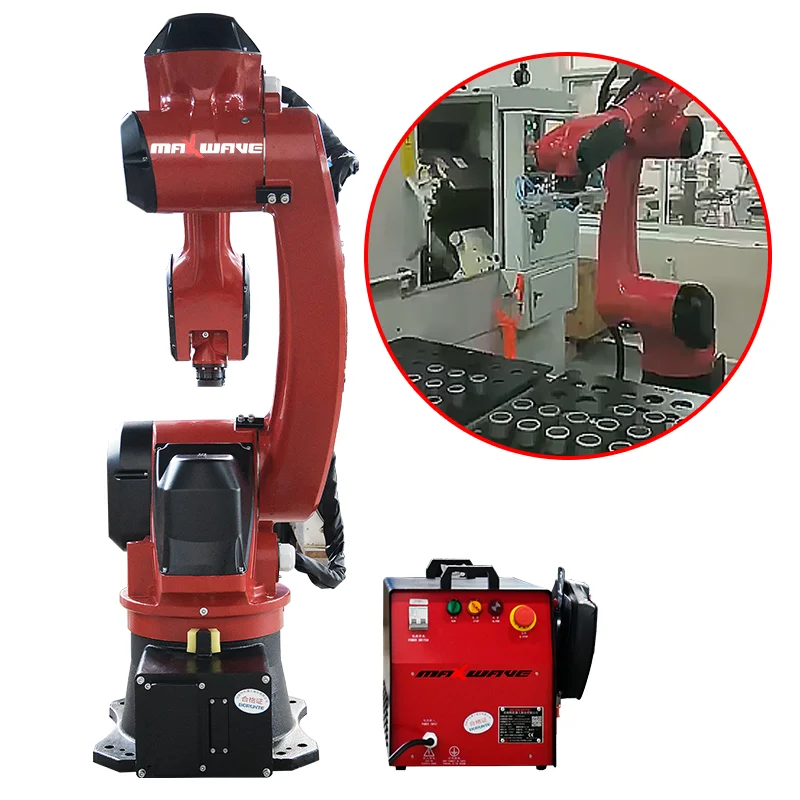 Manufacturing Facility Arm 6 Axis Programmable Universal Robot for Laser Metal Welding Machine Screw Locking Assembly Gluing