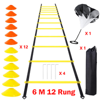 Agility Ladder Set Soccer Speed Parachute Football Cones Set Soccer Football Speed Training Ladder Sports Running Equipment