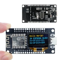 NodeMCU ESP8266 V3 Development Board With 0.96 Inch OLED Display CH340 ESP-12F WiFi Module TYPE-C USB For Arduino/Micropython