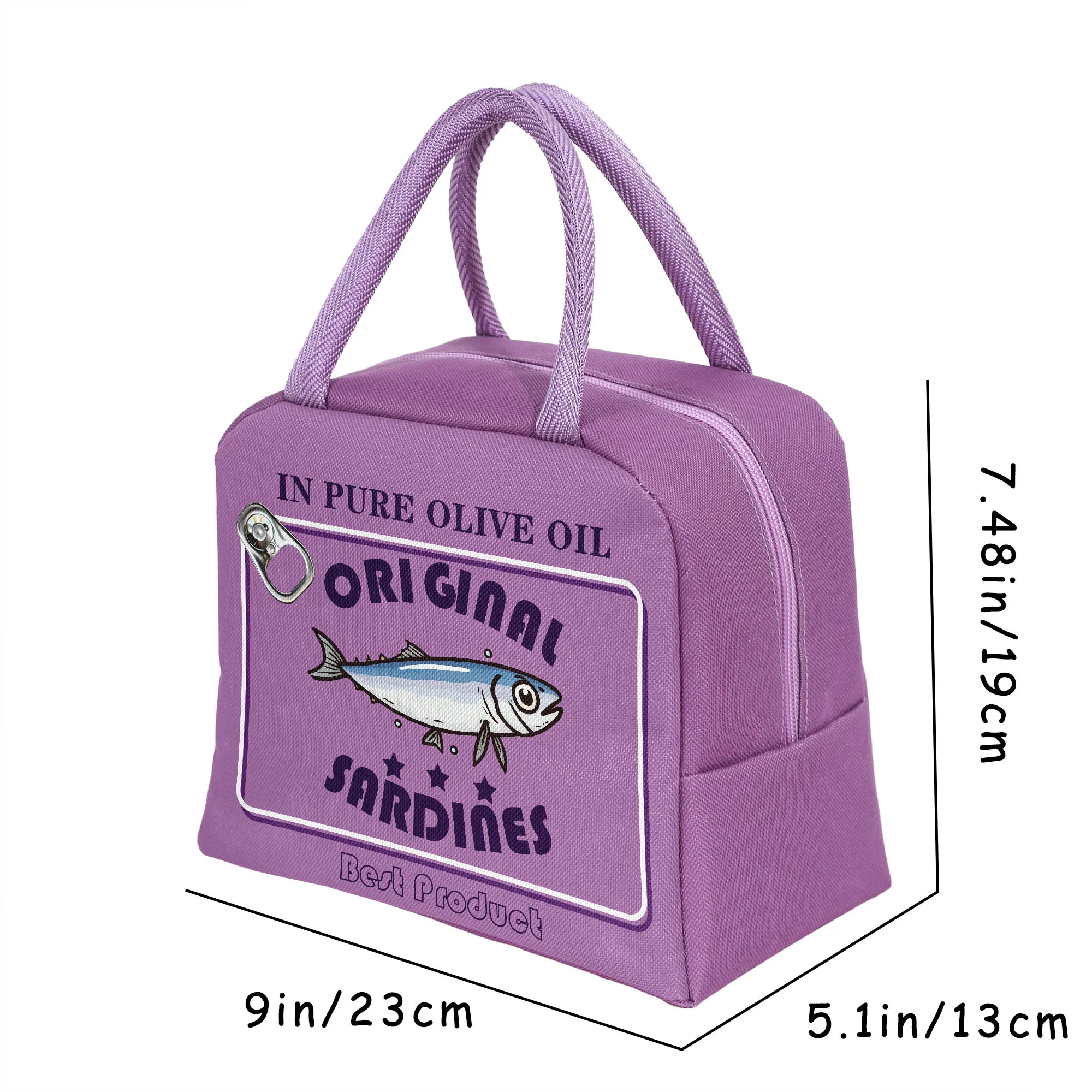 Creative Sardine Style Bento Bag - Portable Cute Lunch Bag