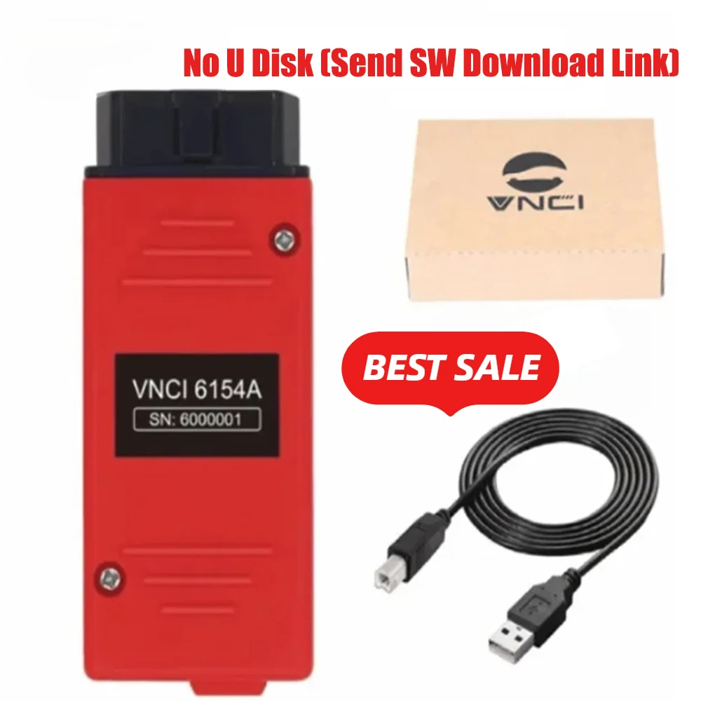 VNCI 6154A VAG Diagnostic Tool Support CAN FD and DoIP Protocol for All VAG Brands from 1995 to 2023