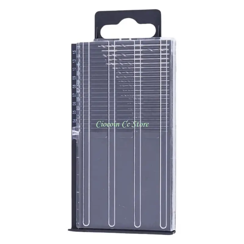 x90f 20/25pcs 정밀 목재 플라스틱 및 금속 드릴링 용 미니 트위스트 드릴 비트 세트