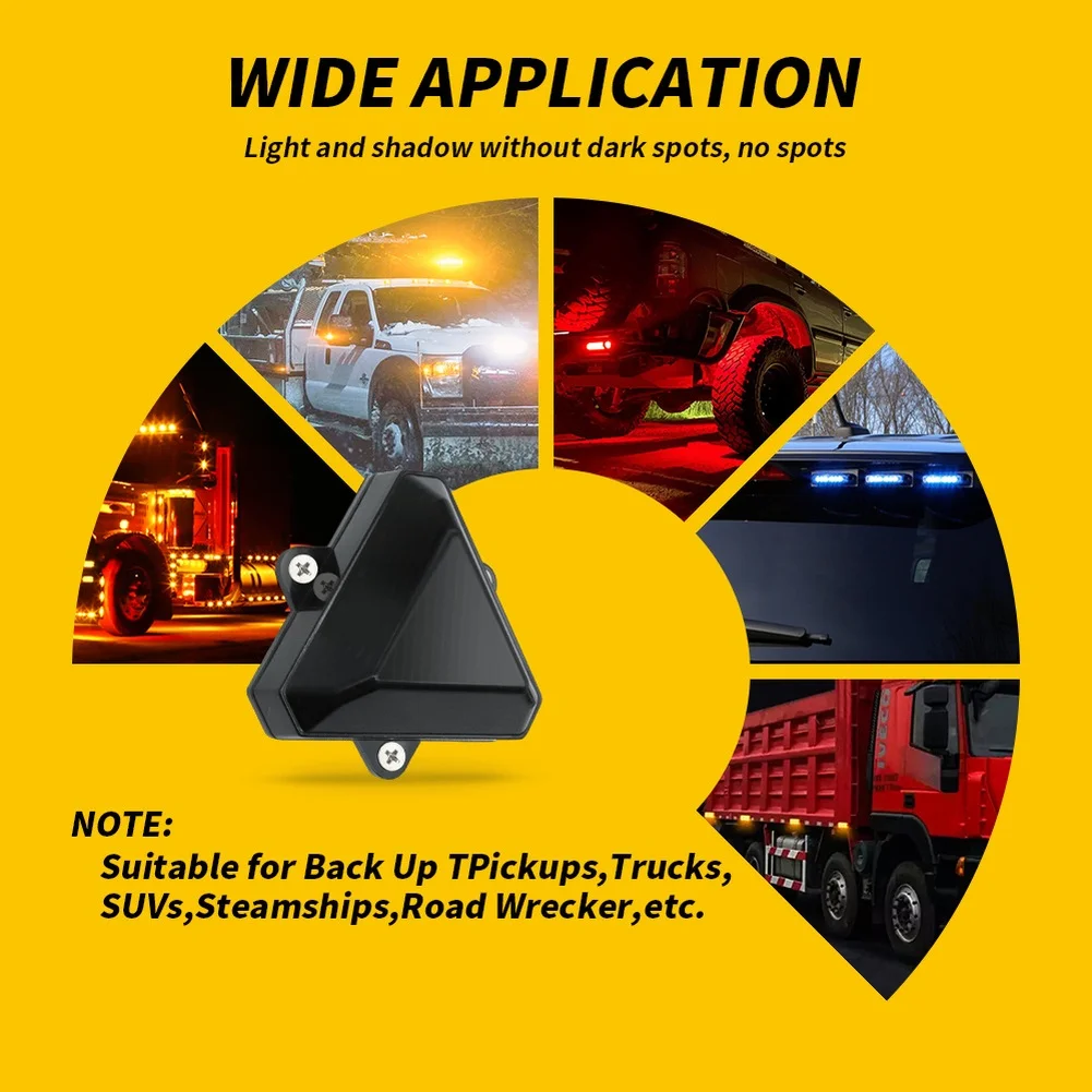 Bright LED for strobe Side Marker Light for Vehicles Truck For Car Motorcycle Trailer with IP65 Waterproof and Dual Voltage