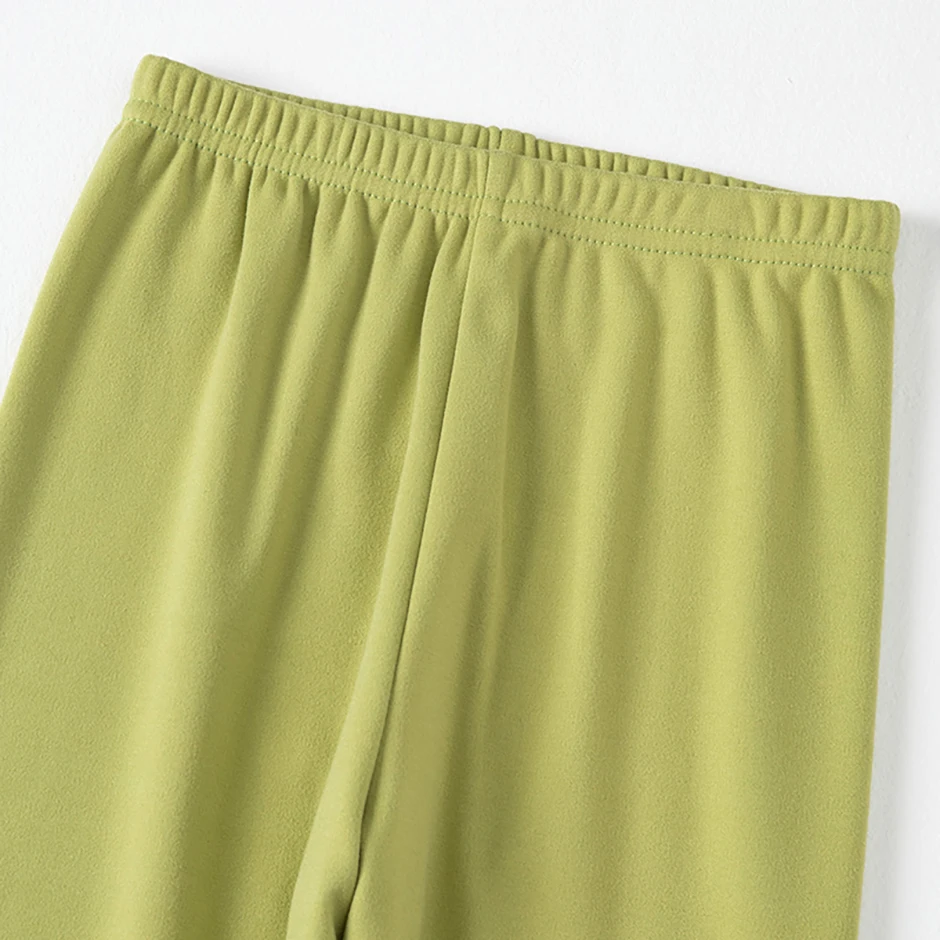 2-teiliges Herbst- und Winter-Set für Kinder, einfarbig, einfach, mehrfarbig, warme Unterwäsche für Jungen und Mädchen, modisches Home-Base-Shirt – Detail 29