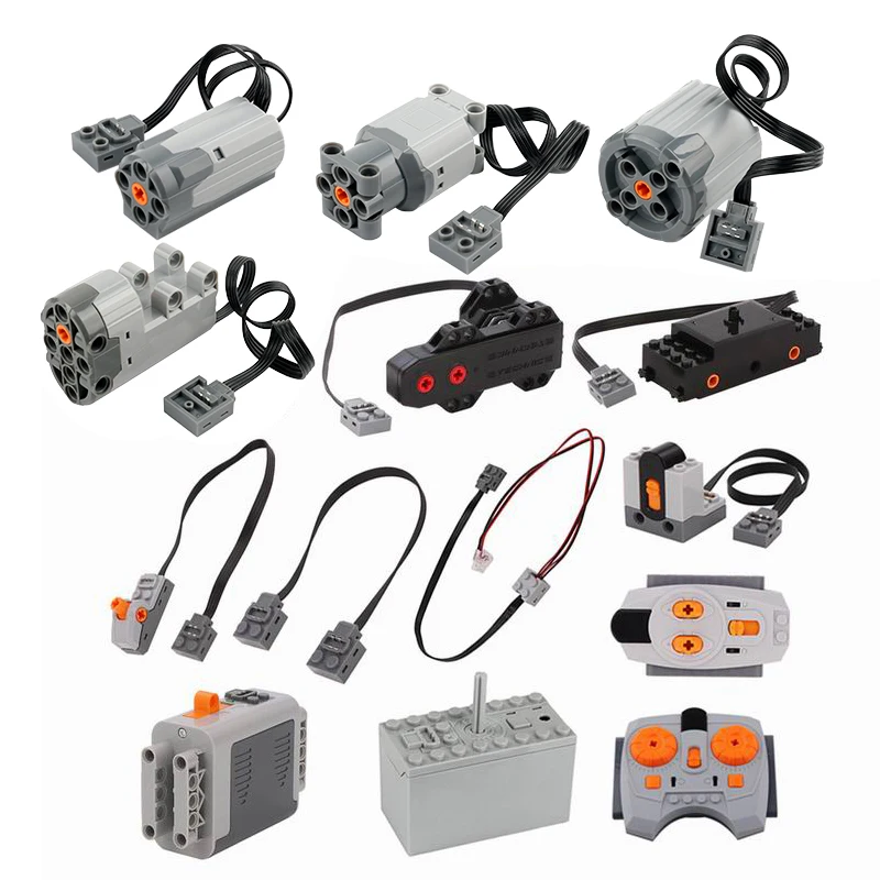 MOC وظائف الطاقة M/XL/L مجموعة محرك سيرفو مع تقنية معززة متعددة السرعات لبنات البناء المتوافقة مع التقنية DIY #1