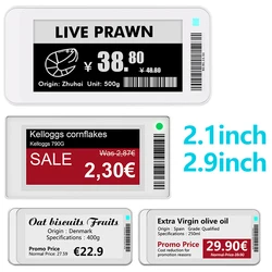 Elektroniczny karta metka z ceną 2.1/2,9 cala metka z ceną elektroniczny karta identyfikacyjna wersja BT z aplikacją monitor TFT moduł papieru elektronicznego