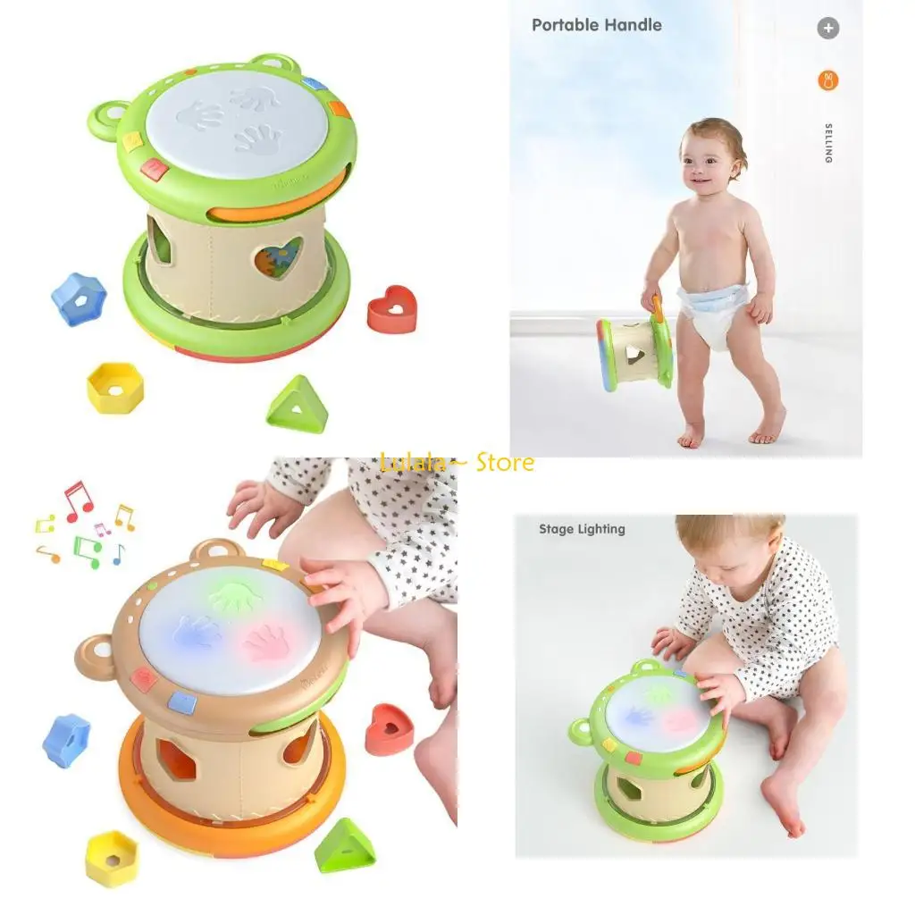 Y4QA 빛과 음악 장난감으로 신생아를 위한 1PC 뮤지컬 장난감 학습 장난감에 아기 비트
