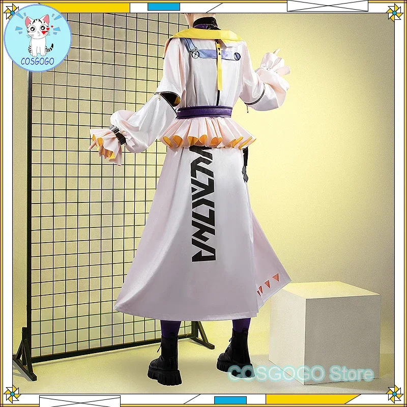 COSGOGO [Customized] Virtual Idol Fura Kanato April Fool's Day Women Cosplay Costume Cos Game Anime Party Uniform Hallowen Cloth