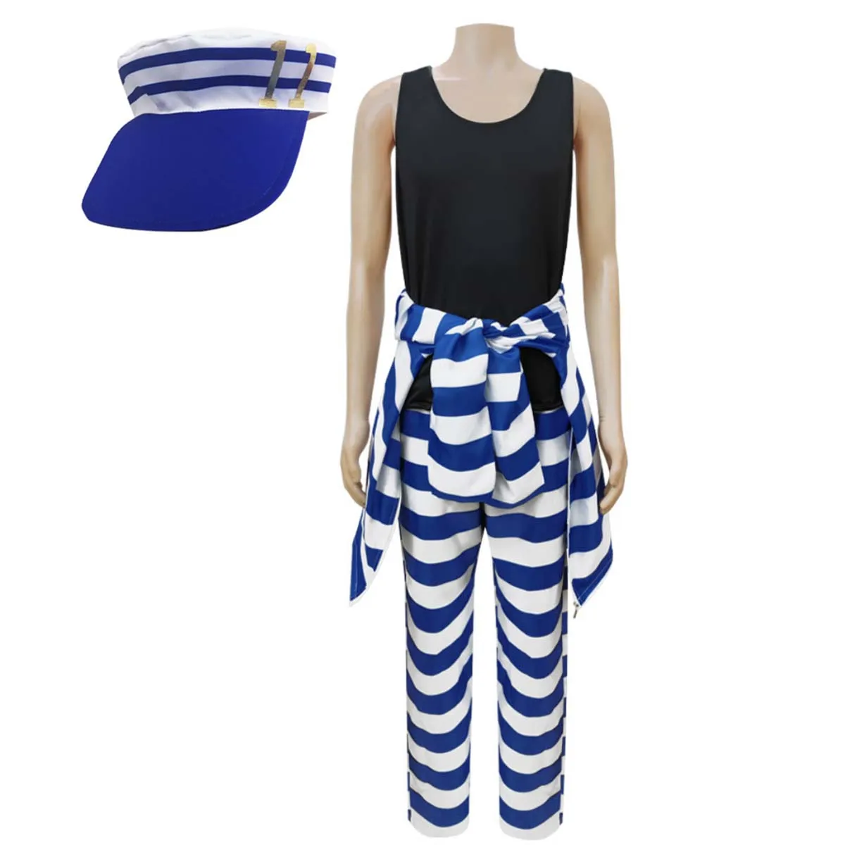 

Adult Men Halloween Anime Nanbaka Uno 2659 Detentionhouse Prison Suit Costume