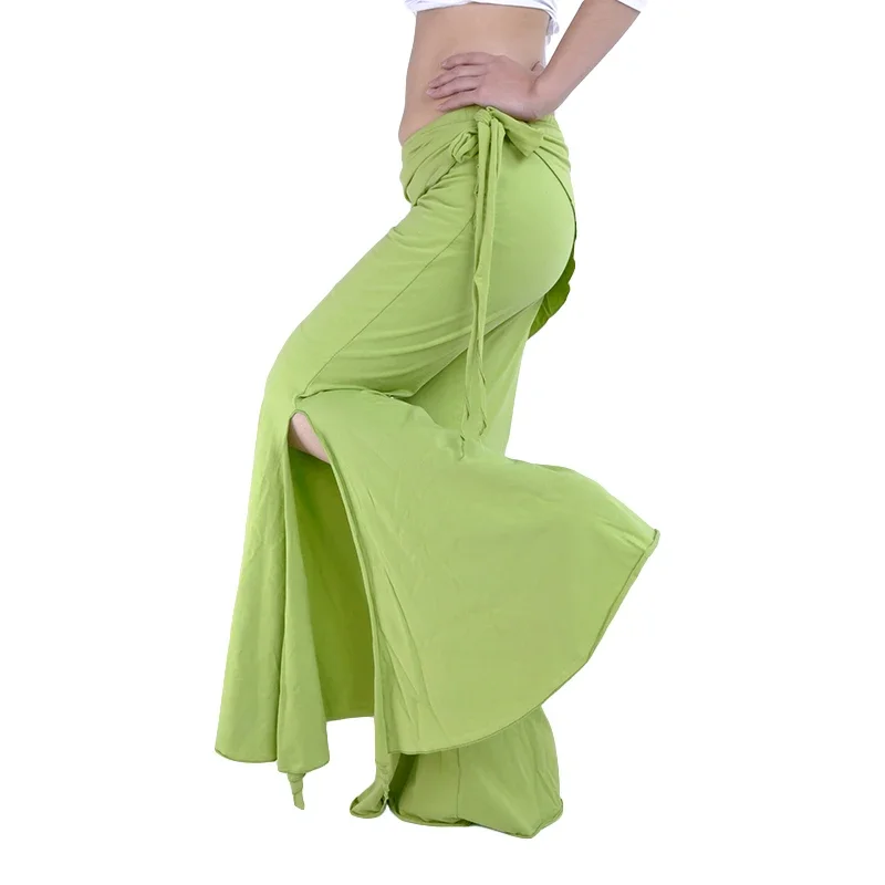 Tribal Fusion Bauchtanz-Hose Damen Hochgeschnittene Schlaghose 1 Stück Yoga-Hose Einheitsgröße Frauen Bauchtanz-Übungshose für Erwachsene