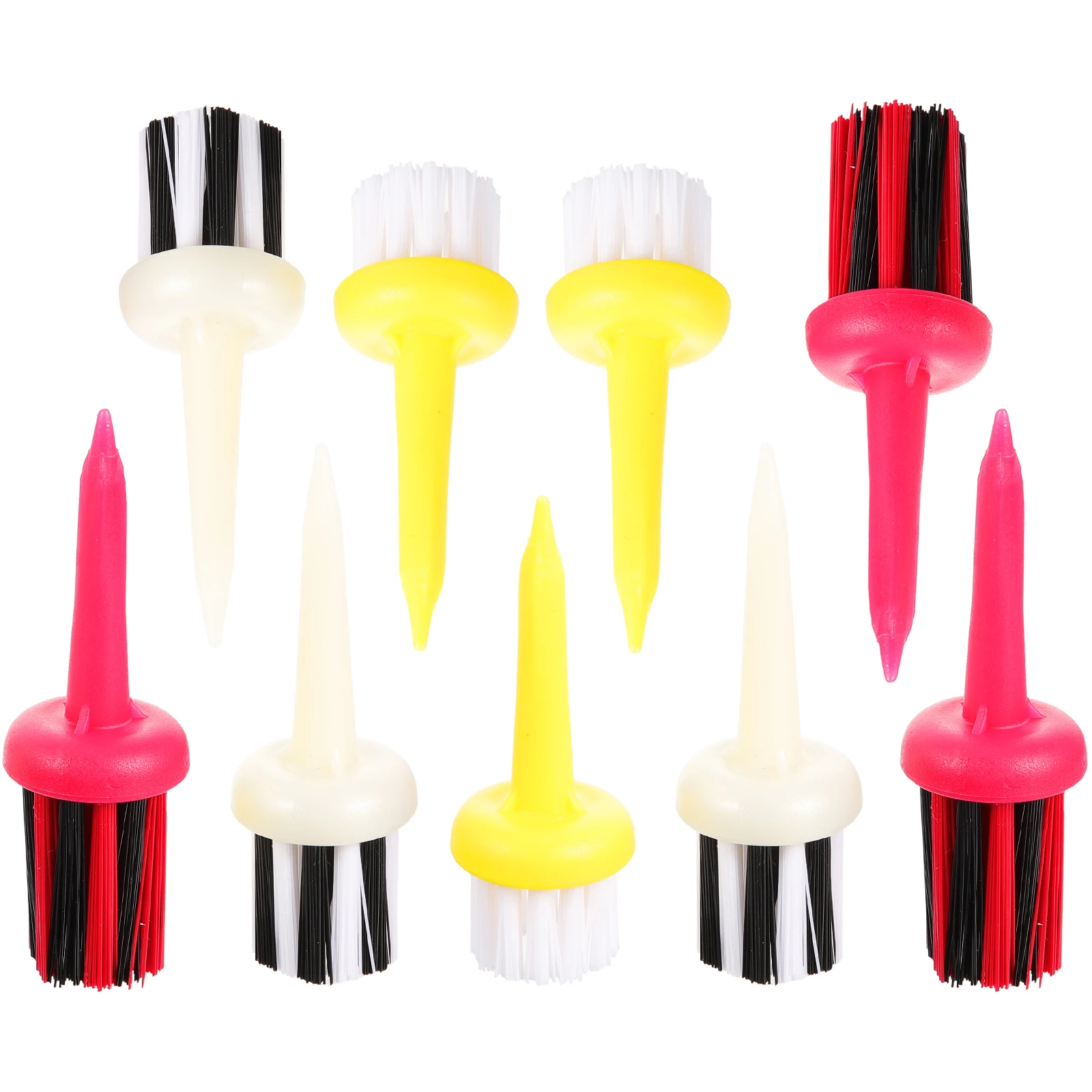 

9pcs Golf Club Brush Set Stainless Steel Wool PP Material Cleaning Tools Golfs Balls Grooves Grinder Practice