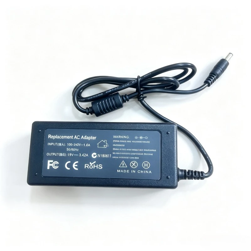 19V 3.42A 65W Laptop AC Power Adapter 5.5x2.5mm Charger For ASUS R33030 N17908 V85 Lenovo Acer BenQ Notebook Charger Supply Cord